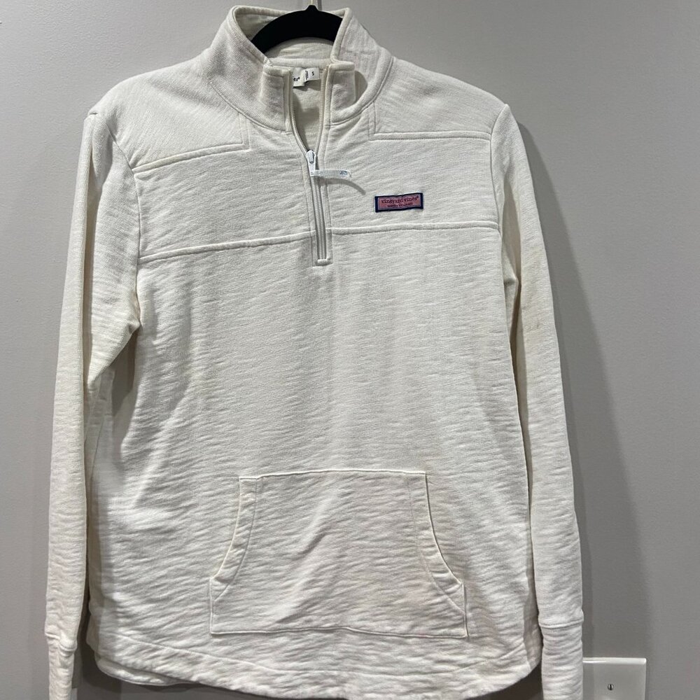 Vineyard Vines Womens Relaxed Fit Shep Shirt Size Small, Color White